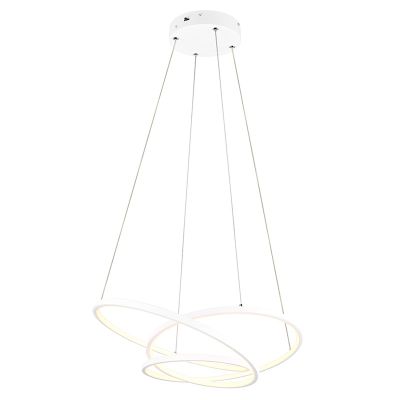 Vit fönsterlampa design, Teodore, 34W, white switch LED, 3 stegs dimmer