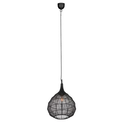 Svart fönsterlampa rustik, Rins