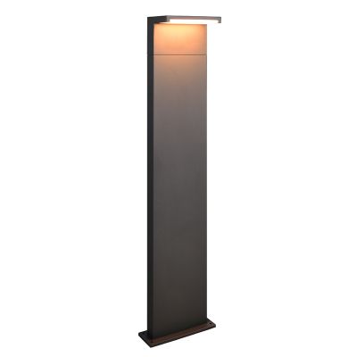 Antracit utelampa modern, Patrique, IP65