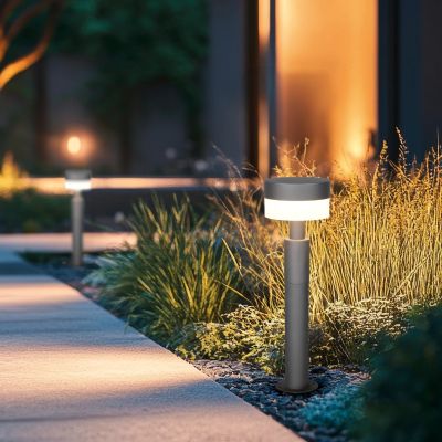 Antracit utelampa modern, Irfaan, 8W, 3000K LED, IP54
