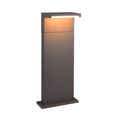 Antracit utelampa modern, Patrique, IP65