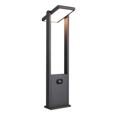 Antracit golvlampa utomhus solcell modern, Maku, 5W, white switch LED, IP65