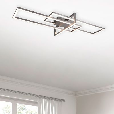 Nickel plafond modern, Hatun, 34W, 3000K LED