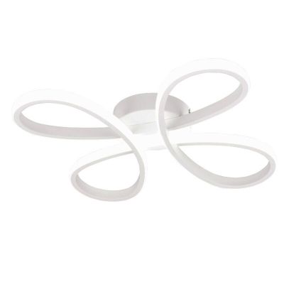 Vit taklampa design, Vikash, 25W, 4000K LED, 3 stegs dimmer