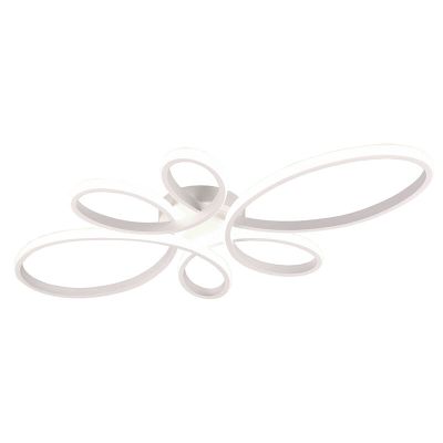 Vit taklampa design, Vikash, 32W, 4000K LED, 3 stegs dimmer