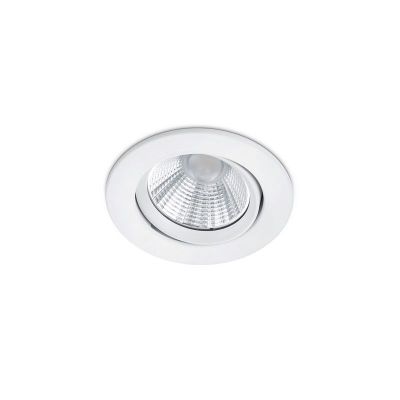 Vit infälld spotlight badrum modern, Imani, 5W, 3000K LED, IP23