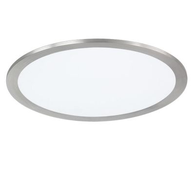 Nickel plafond modern, Jamilia, 15W, RGBW LED, met fjärrkontroll
