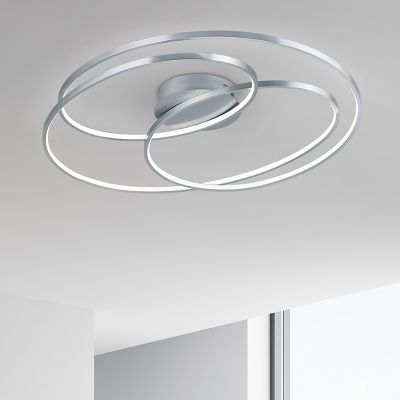 Nickel plafond modern, Sabra, 38W, 3000K LED