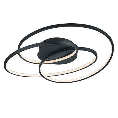 Svart plafond modern, Sabra, 38W, 3000K LED
