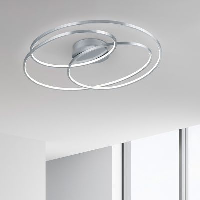Nickel plafond modern, Sabra, 50W, 3000K LED