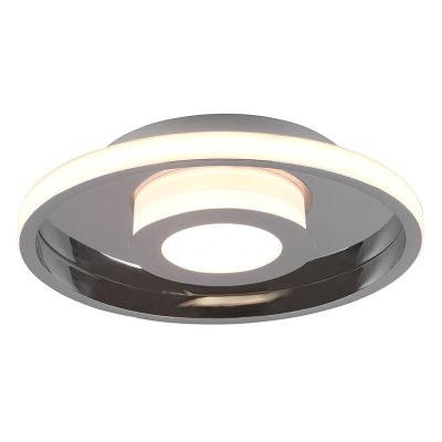 Krom taklampa badrum modern, Kayla, 28W, 3000K LED, IP44