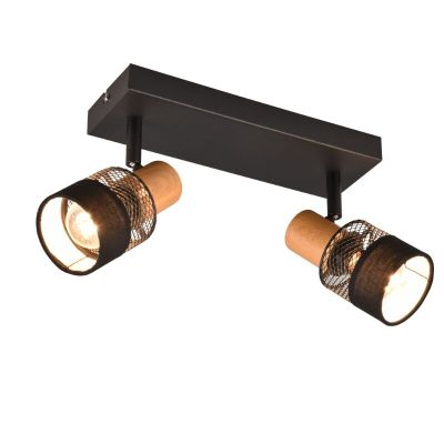 Svart spotlight tak retro, Solmaz