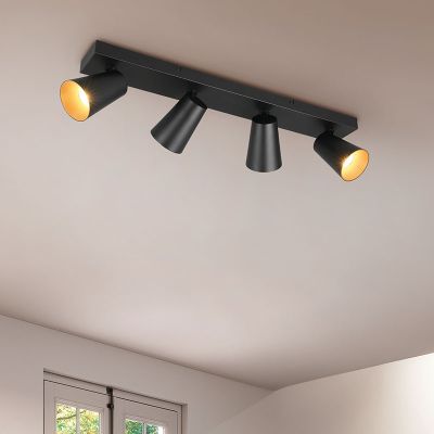 Svart spotlight tak modern, Rawien
