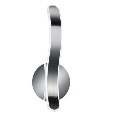 Krom vägglampa design, Resy, 11W, 4000K LED, 3 stegs dimmer