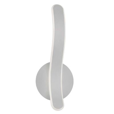 Vit vägglampa design, Resy, 11W, 4000K LED, 3 stegs dimmer