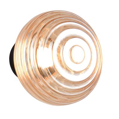 Bärnstensfärgad uppladdningsbar vägglampa modern, Walid, 1,5W, 3000K LED, 3 stegs dimmer