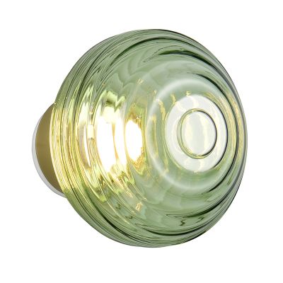 Grön uppladdningsbar vägglampa modern, Walid, 1,5W, 3000K LED, 3 stegs dimmer