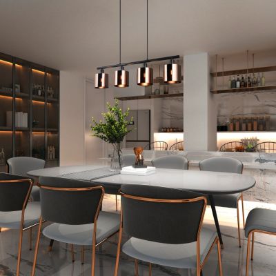 Brons fönsterlampa design, Loeka