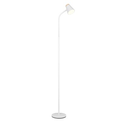 Vit golvlampa modern, Rahul, 4,5W, 3000K LED, med brytare