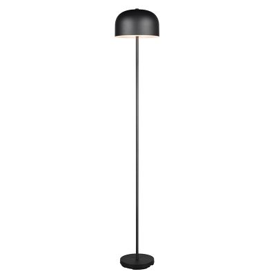 Svart uppladdningsbar golvlampa modern, Dustin, 2,5W, 3000K LED, 3 stegs dimmer