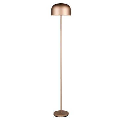 Brun uppladdningsbar golvlampa modern, Dustin, 2,5W, 3000K LED, 3 stegs dimmer