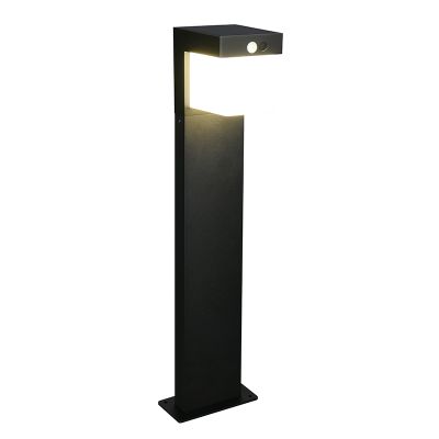 Svart golvlampa utomhus solcell modern, Kadija, 5,5W, 4000K LED, IP44