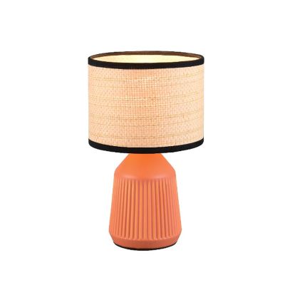 Keramik bordslampa orange, Shivam