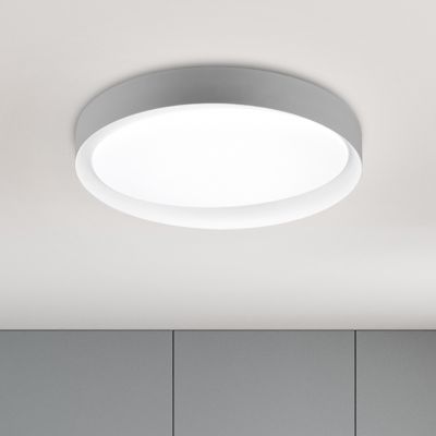 Grå plafond modern, Joas, 24W, varm till kall vit justerbar LED, met fjärrkontroll