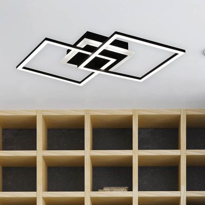 Svart plafond modern, Semira, 25W, 3000K LED