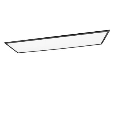Svart plafond modern, Marlise, 33,5W, varm till kall vit justerbar LED, met fjärrkontroll