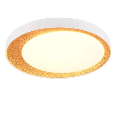 Guld plafond modern, Nurettin, 24W, varm till kall vit justerbar LED, 3 stegs dimmer