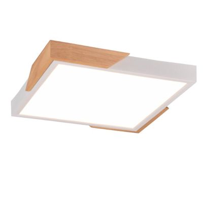 Vit plafond modern, Selinde, 20W, 3000K LED, 3 stegs dimmer