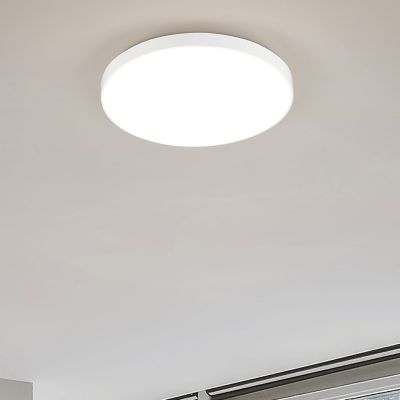 Vit plafond plast, Sharde, 18W, 4000K LED, IP44