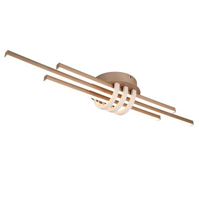 Brun plafond modern, Saloua, 20W, 3000K LED, 3 stegs dimmer