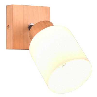 Trä väggspotlight brun, Myron