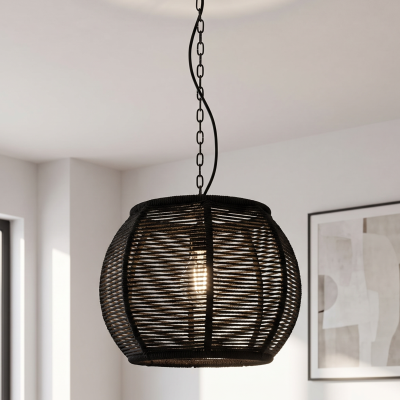 Industri fönsterlampa svart, Milca