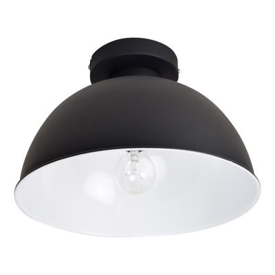 Industri taklampa svart, Redon