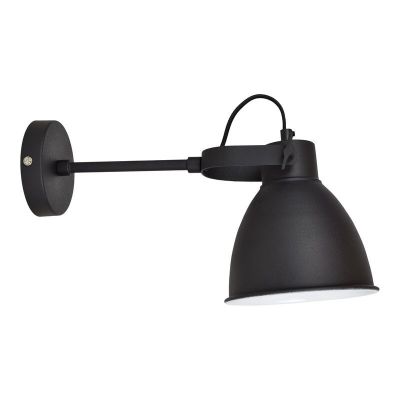 Industri vägglampa svart, Locker