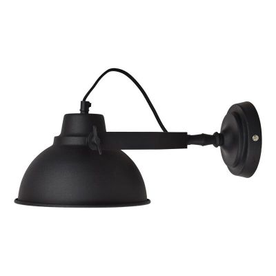 Industri vägglampa svart, Fellen