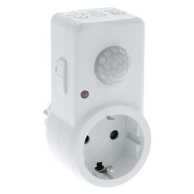 Q-Link-uttag med rörelsesdetektor, med jord, ST110A