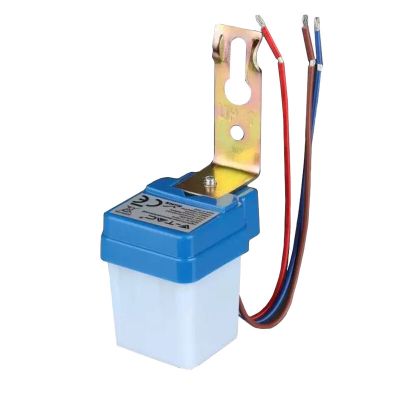 Vit skymningssensor, fotocell, 360°, IP44.