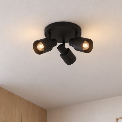 Aluminium spotlight tak svart, Eleno