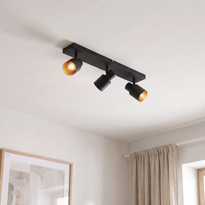 Aluminium spotlight tak svart, Eleno