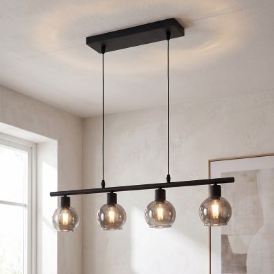 Modern fönsterlampa grå, Avery