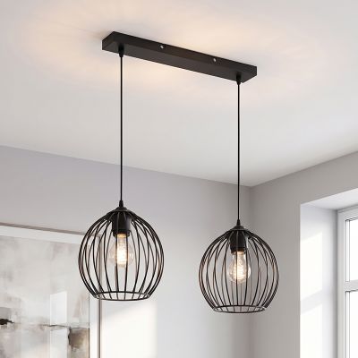 Industri fönsterlampa svart, Wiro