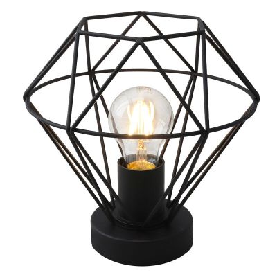 Industri bordslampa svart, Jochem, med brytare
