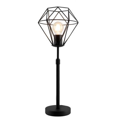 Industri bordslampa svart, Jochem, med brytare