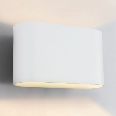 Modern up down vägglampa vit, Rodigo