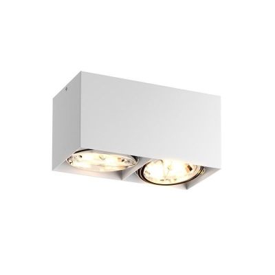 Modern utanpåliggande spotlight vit, Harup
