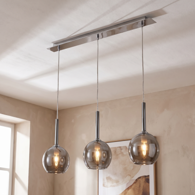 Design fönsterlampa krom, Gwendolynn